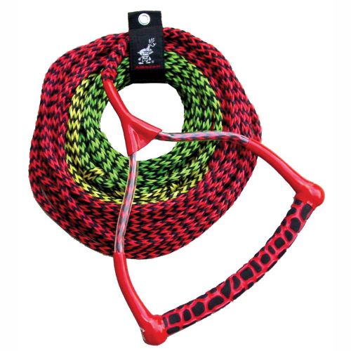 Airhead performance radius handle ski rope black/red (ahsr-3)