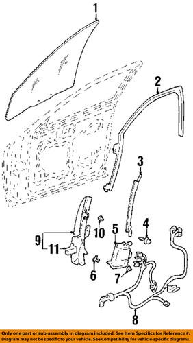 Buick gm oem 15231240 window regulator