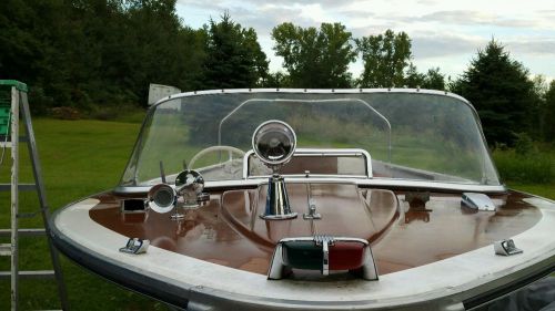 Vintage boat winshield