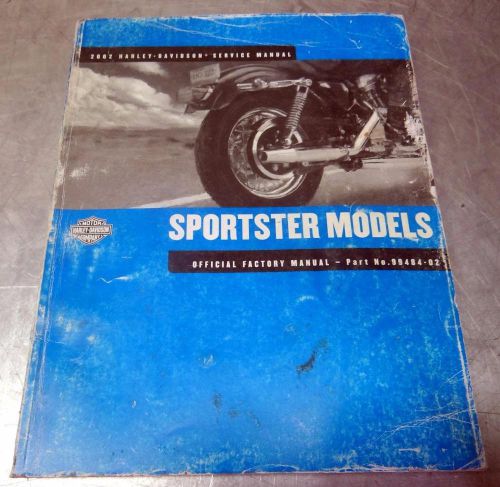 Harley davidson oem sportster 2002 sevice manual parts lot