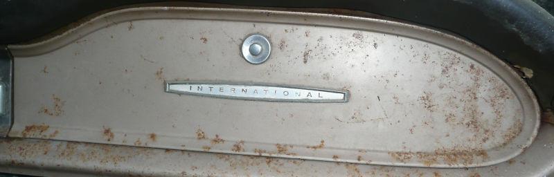 1966 international original glove box door