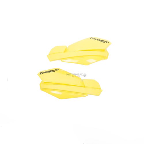 Powermadd trail star handguard yellow universal snowmobile atv mx hand guard