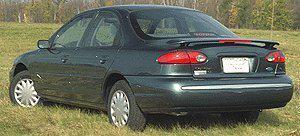 Painted ford contour custom style spoiler 1995-1996