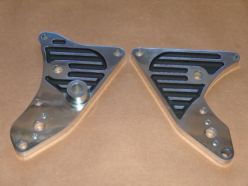 Triumph 650 cnc billet engine mount set chopper bobber