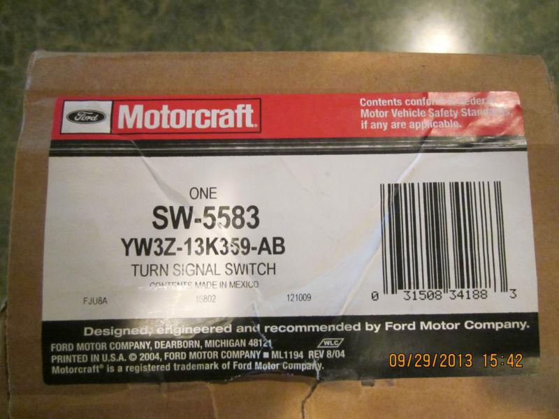 New in box motorcraft turn signal switch for 96 to 02 t-bird and others
