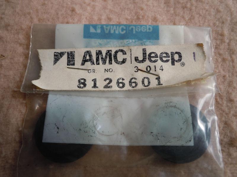 Nos amc jeep rubber insulators - two unopened packs with two insulators in each 