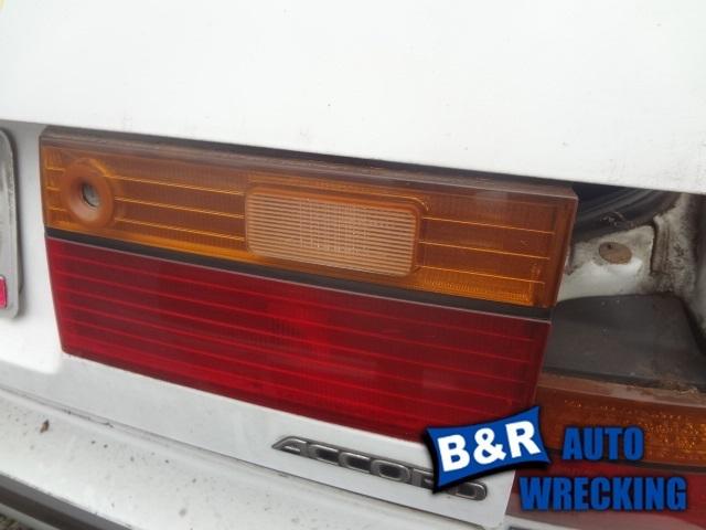 Lid mounted taillight for 90 91 honda accord ~ cpe and sdn  