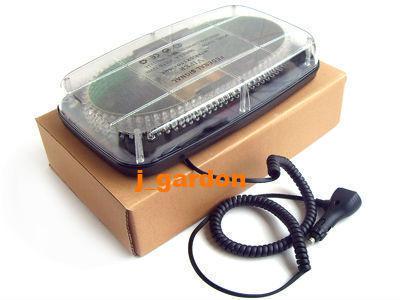 New 304 leds strobe emergency warning flash waterproof magnet lightbar