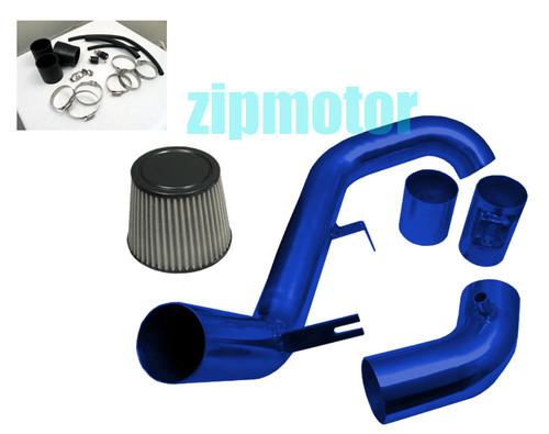 2006-2011 honda civic 1.8l cold air intake + filter kit blue 2007 2008 2009 2010