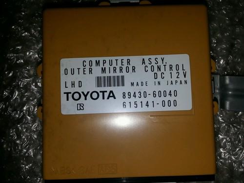 Oem toyota outer mirror control lexus part 89430-60040 89430-60041