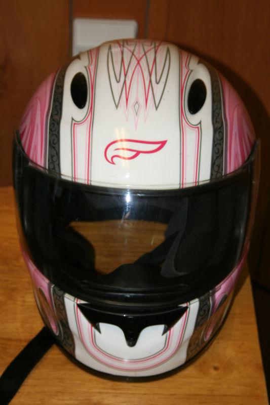 Xs fulmer snell dot vehicle helmet pink full face