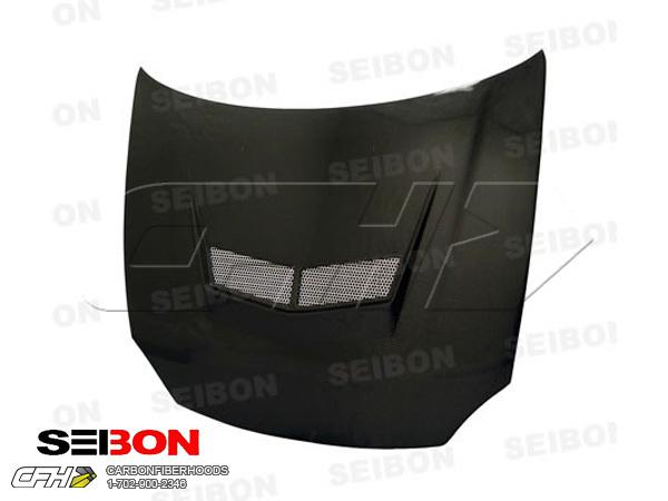 Seibon carbon fiber vsii-style carbon fiber hood kit auto body honda delsol 93-9