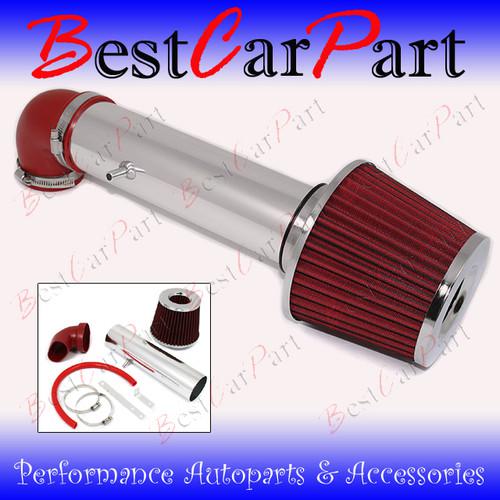 Bcp red 97-04 cherokee/grand cherokee 4.0l l6 short ram air intake induction kit