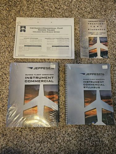 Jeppesen instrument commercial manual, pts, syllabus, and flight record. 2006