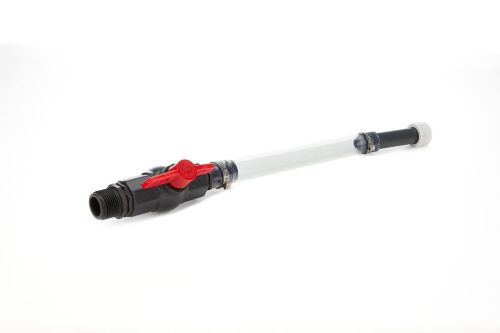 Sunoco filler hose w/ plastic shut-off valve