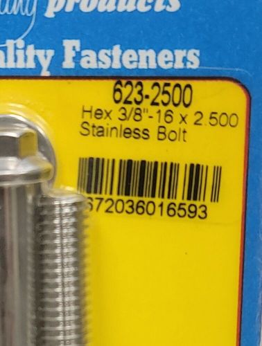 Arp 623-2500 6-point stainless steel bolt kit - 3/8-16 x 2.500&#034; long (set of 5)