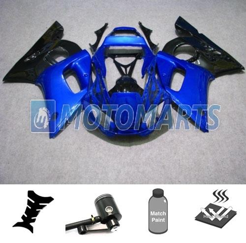 Bundle fairing kit w/ brake fluid pot for yamaha yzf 600 r6 1998 99 00 01 02 av