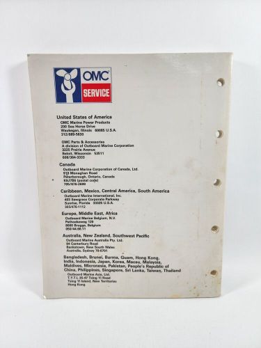 Johnson evinrude colt / junior thru 8 models factory service manual 0507753 1989