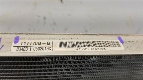 19 jeep wrangler jl jlu 3.6l mt radiator assembly