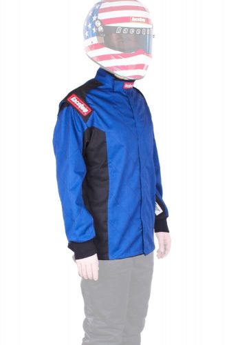 Racequip® 131923rqp chevron-1 frc driving jacket - sfi 3.2a/1 - blue - medium