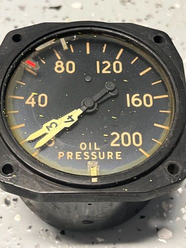 Electric auto lite co an5772-2 dual oil pressure gauge p/n 10226-a