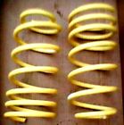 Audi yellow performance springs,( 2 ). ( for front ) for a3 etc *.not put on car