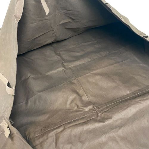 Canvas storage bag brown 80&#034; x 42&#034; tie straps loops flap camping pack sail boat