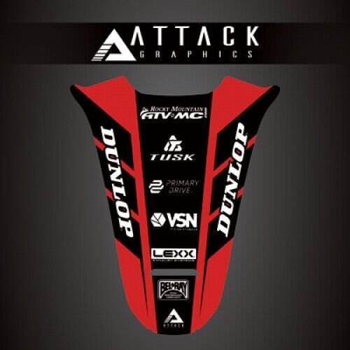 Attack graphics renegade rear fender decal red 207-127-0024