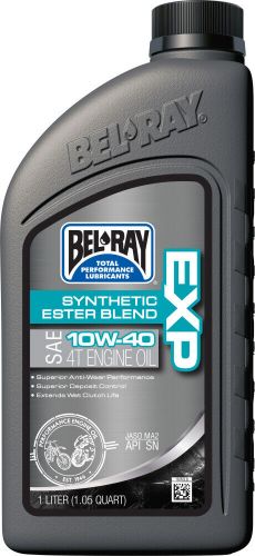 Bel ray exp 10w40 synthetic ester blend 4t engine oil - 1 liter - 99120-b1lw