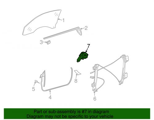 Genuine mercedes-benz window motor 230-820-10-42