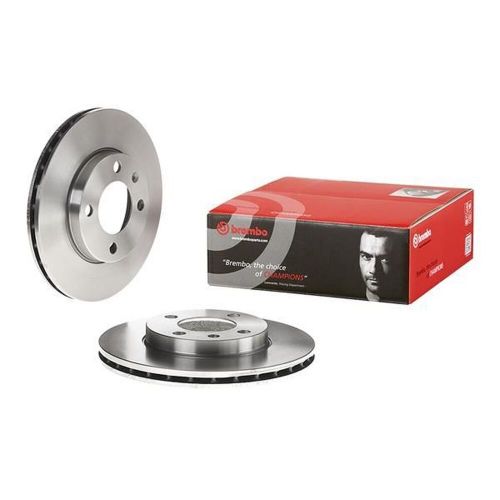 Brembo easy check pair vented front brake discs 09.4765.14 - fits audi, seat
