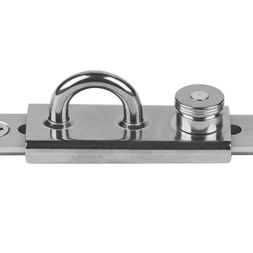 Schaefer stainless 1-1/4&#034; t-track slider - eye slide/lined