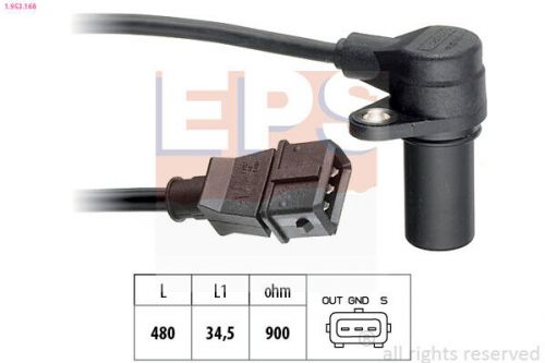 Sensor, crankshaft pulse eps facet 9.0168 kw 453 168 for lancia