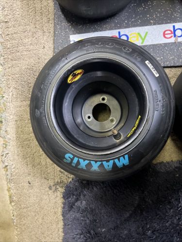 Set of 4 go kart racing wheels and tires 6” diameter american pattern