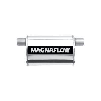 Magnaflow 14376 muffler 2.50" inlet/2.50" outlet stainless steel polished each