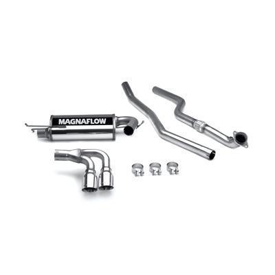 Magnaflow exhaust system cat-back steel polished stainless tips saturn sky 2.4l