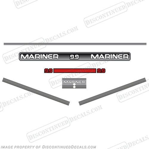 Fits mariner 1994-1996 9.9hp decal kit