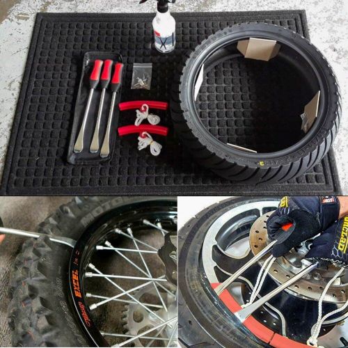 Motorcycle spoon tire iron kit change lever repair tool rim protectors dirt bike