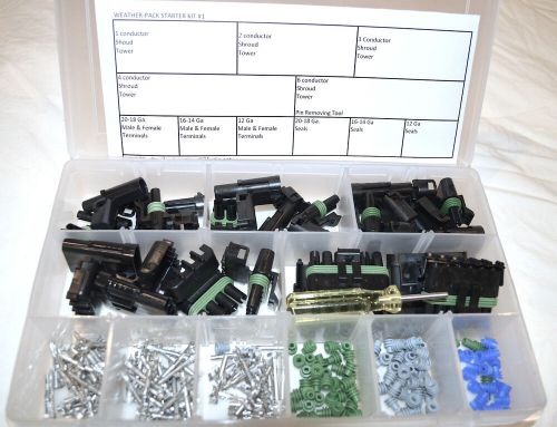 Delphi weather pack connector starter kit #11  250 pieces   weatherpack