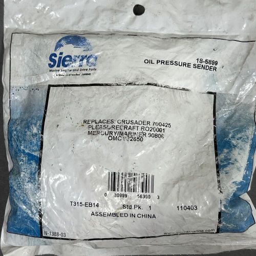 Mercruiser oil pressure sensor unit sierra 18-5899 (new in package)