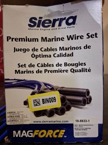 Sierra 18-8833-1 marine spark plug wire set magforce 84-816761k14 mercruiser 3.0