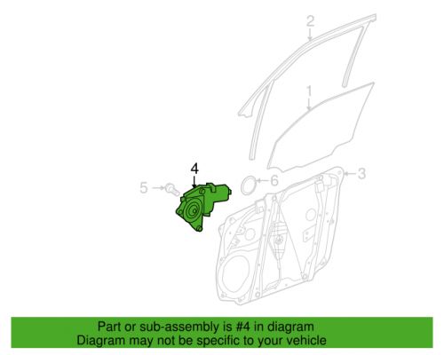 Mercedes benz e400 e63 amg e550 e350 2010-2016 right window motor oe 2048200642