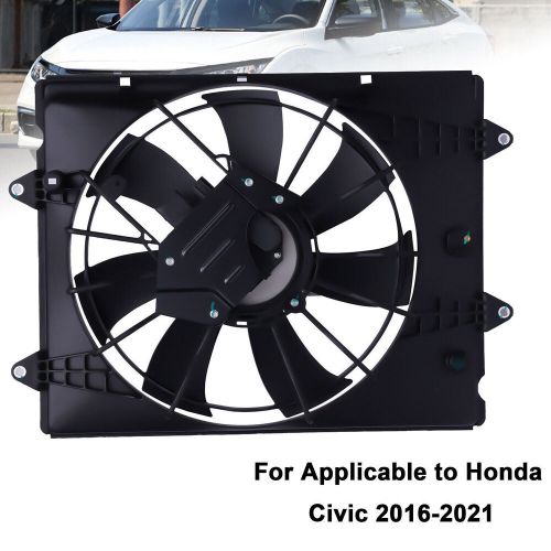 For 2016~2021 honda civic lx-p 2.0l radiator condenser cooling fan assembly sale