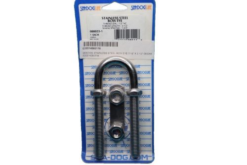 Sea-dog stainless bow eye dia 1/2&#034; length 3 1/2&#034; shank space 1 3/4&#034; 080055-1