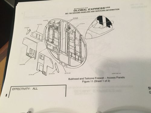 Bombardier bd-700 global express ground handling &amp; servicing information manual