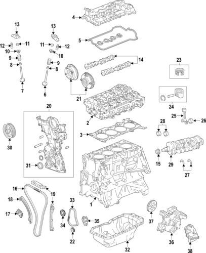 Genuine mazda engine camshaft py8w-12-440