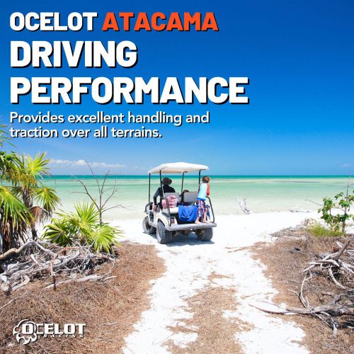 22 x 11 - 12 ocelot atacama a/t golf cart tire