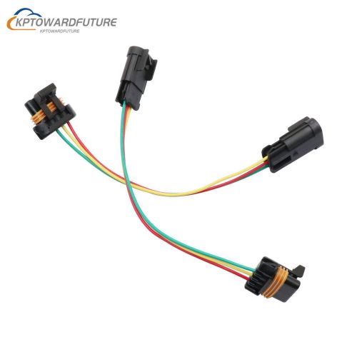 Led headlight conversion wire harness plugs for polaris general rzr 1000 16-18