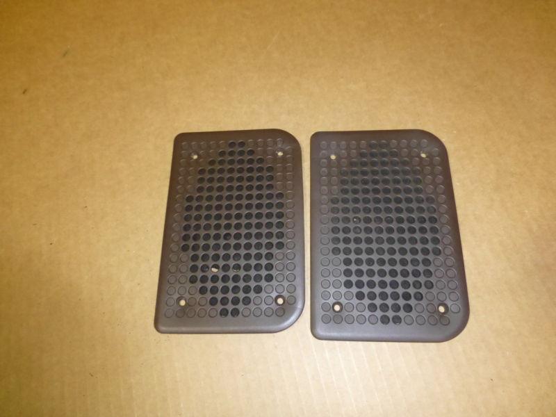 Porsche 944 951 turbo 924s door speaker covers brown oem pair oem