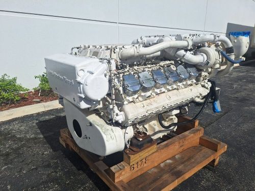 Man v-12 1550 , marine diesel engine, 1550hp @ 2300 rpm